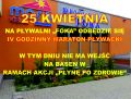 25 kwietnia nie wejdziemy na Pływalnię \"FOKA\" w ramach \"Akcji płynę po zdrowie\"