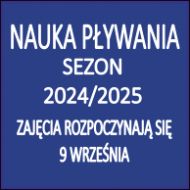 NAUKA PŁYWANIA - ZAPISY OD 2.09.2024 R.